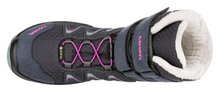Lowa Winterstiefel Maddox Warm GTX HI (Textil/Synthetik, wasserdicht) stahlblau/jade Kinder